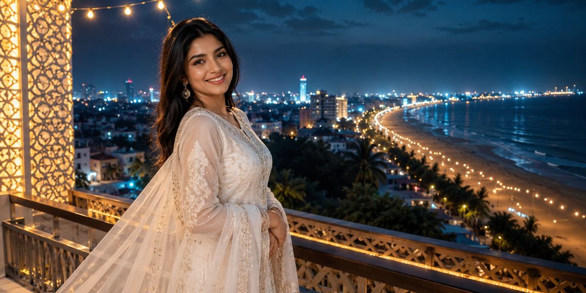কক্সবাজার সমুদ্র সৈকতে বিনোদন উপভোগ করছেন একজন ব্যবহারকারী